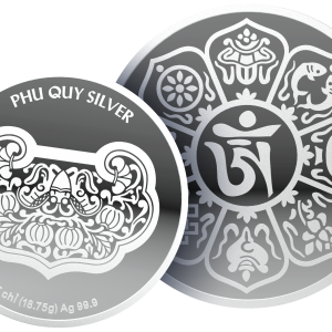 Đồng bạc Bát Bảo Cát Tường Phú Quý 5 chỉ